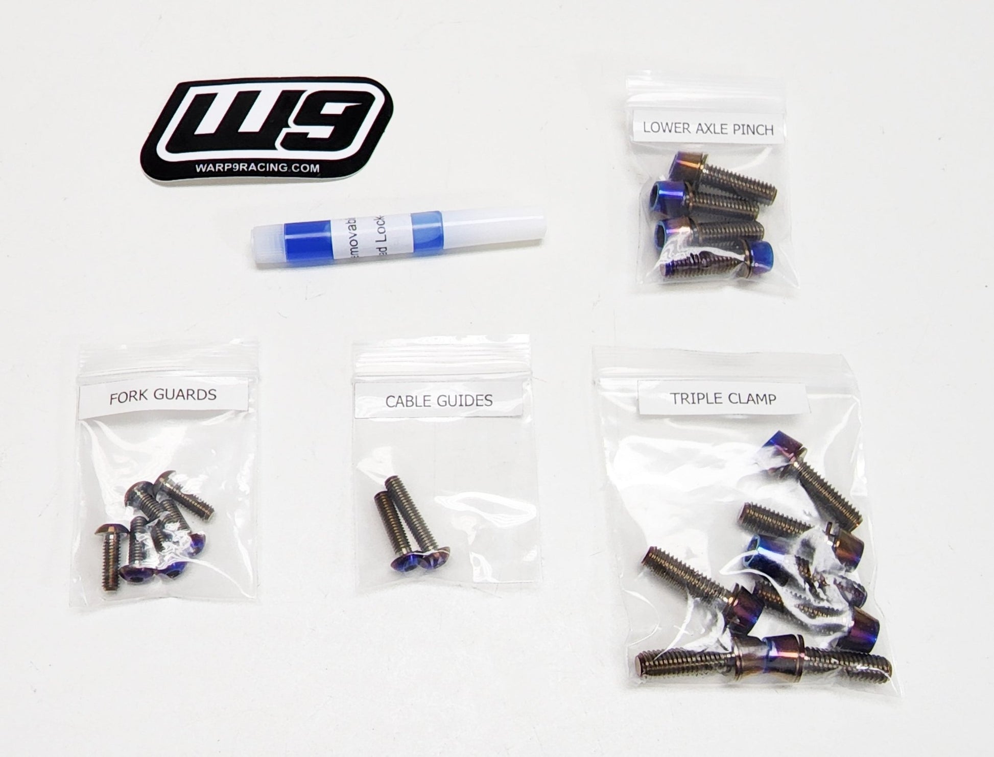 Titanium Fork Bolts - BlackOut Moto