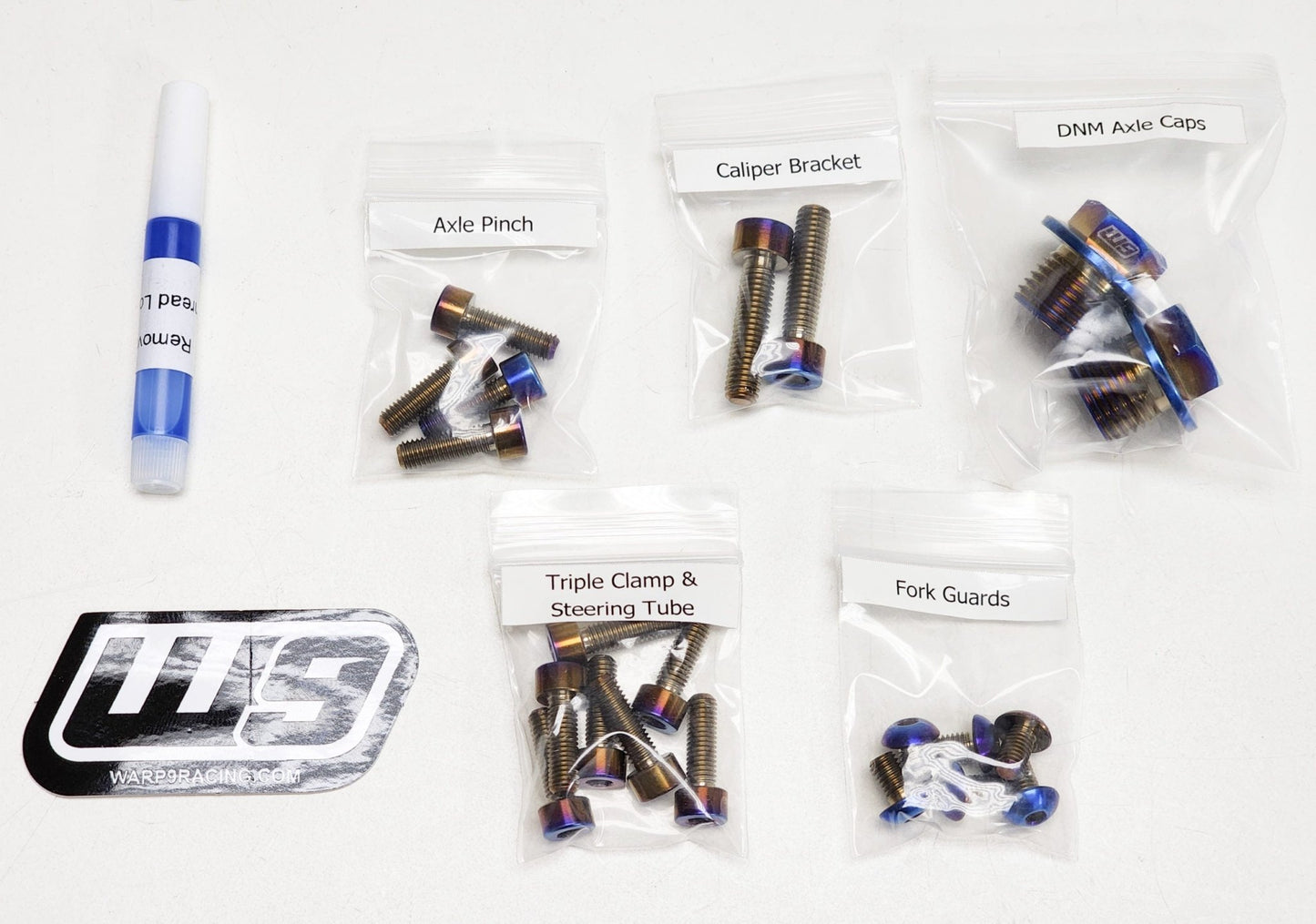 Titanium Fork Bolts - BlackOut Moto