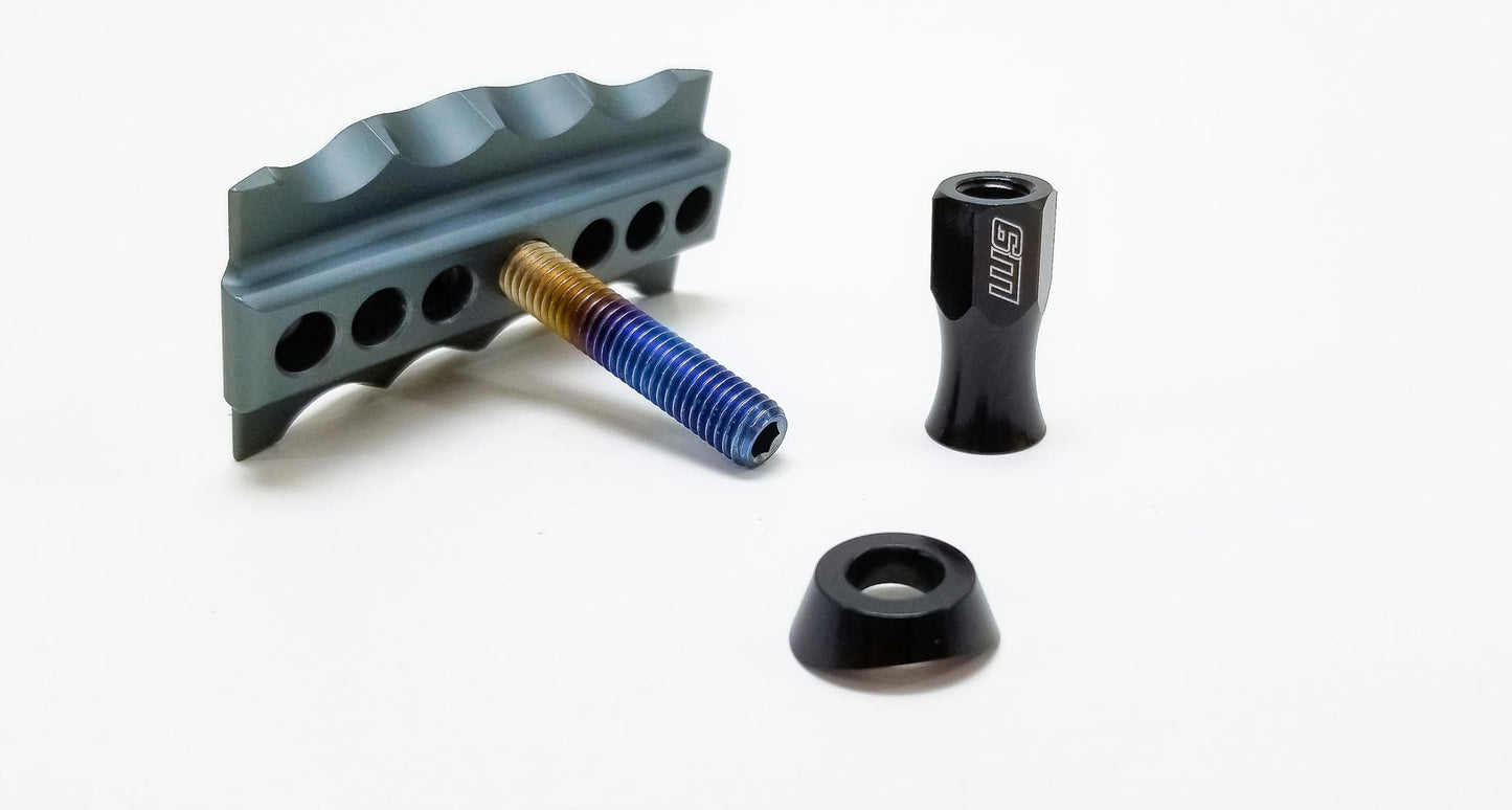 Titanium Pro Rim Locks - BlackOut Moto