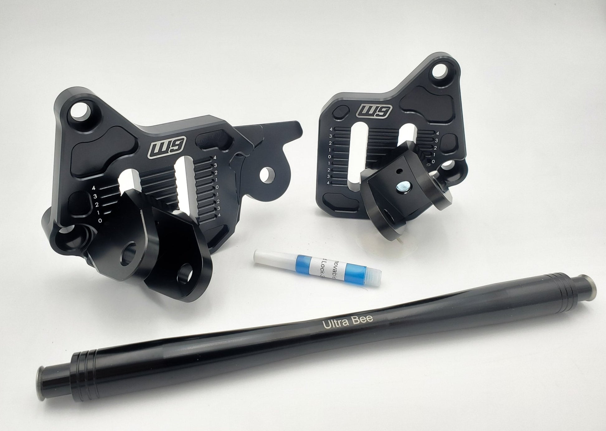 Ultra Bee Adjustable Foot Peg Mount - BlackOut Moto