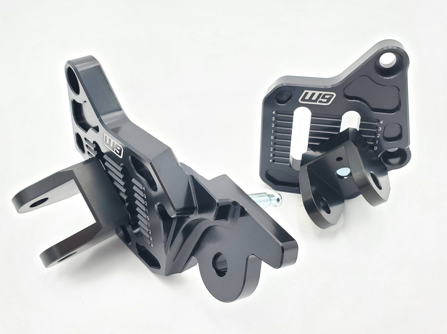 Ultra Bee Adjustable Foot Peg Mount - BlackOut Moto