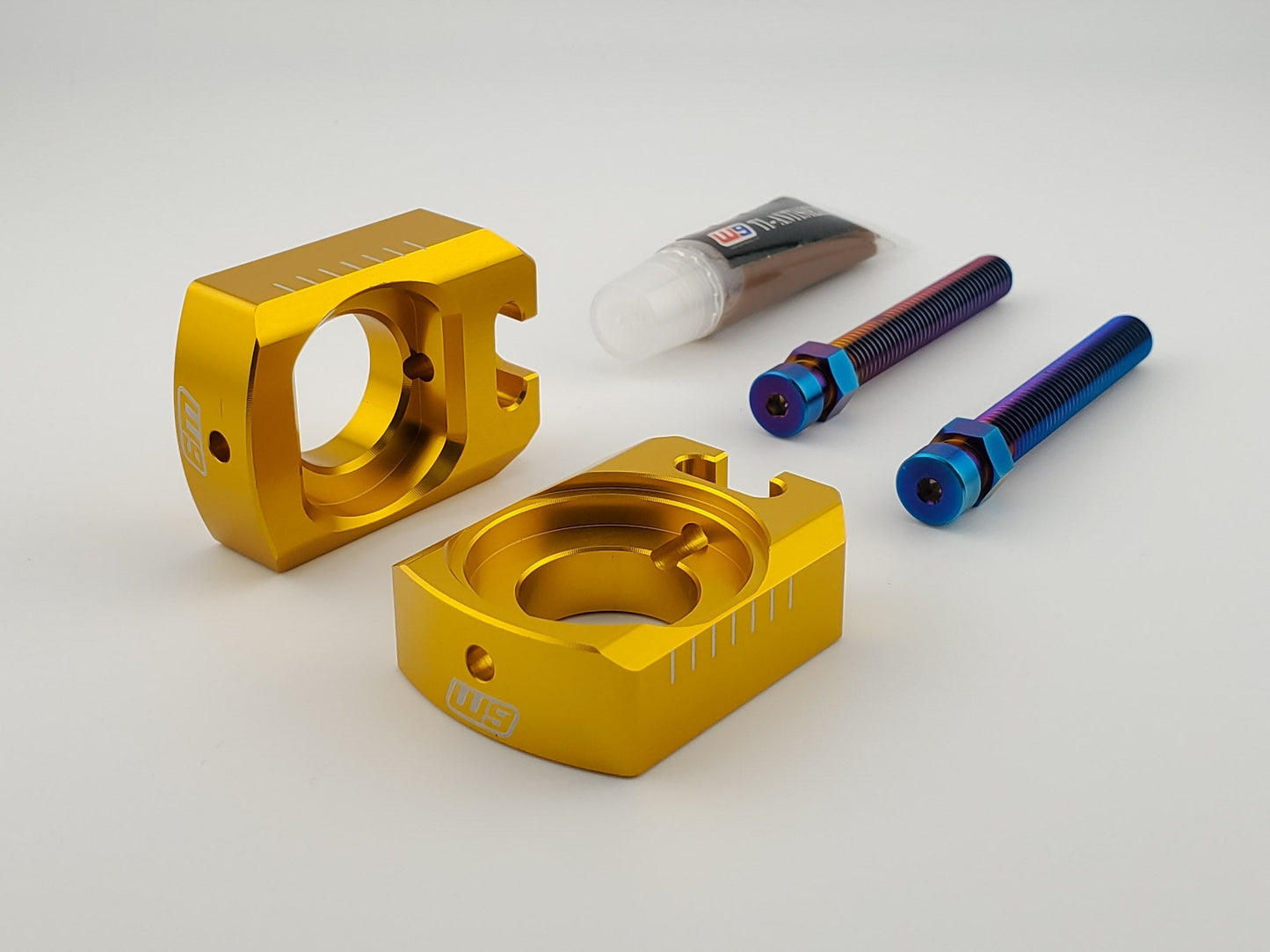 Ultra Bee Axle Block - BlackOut Moto