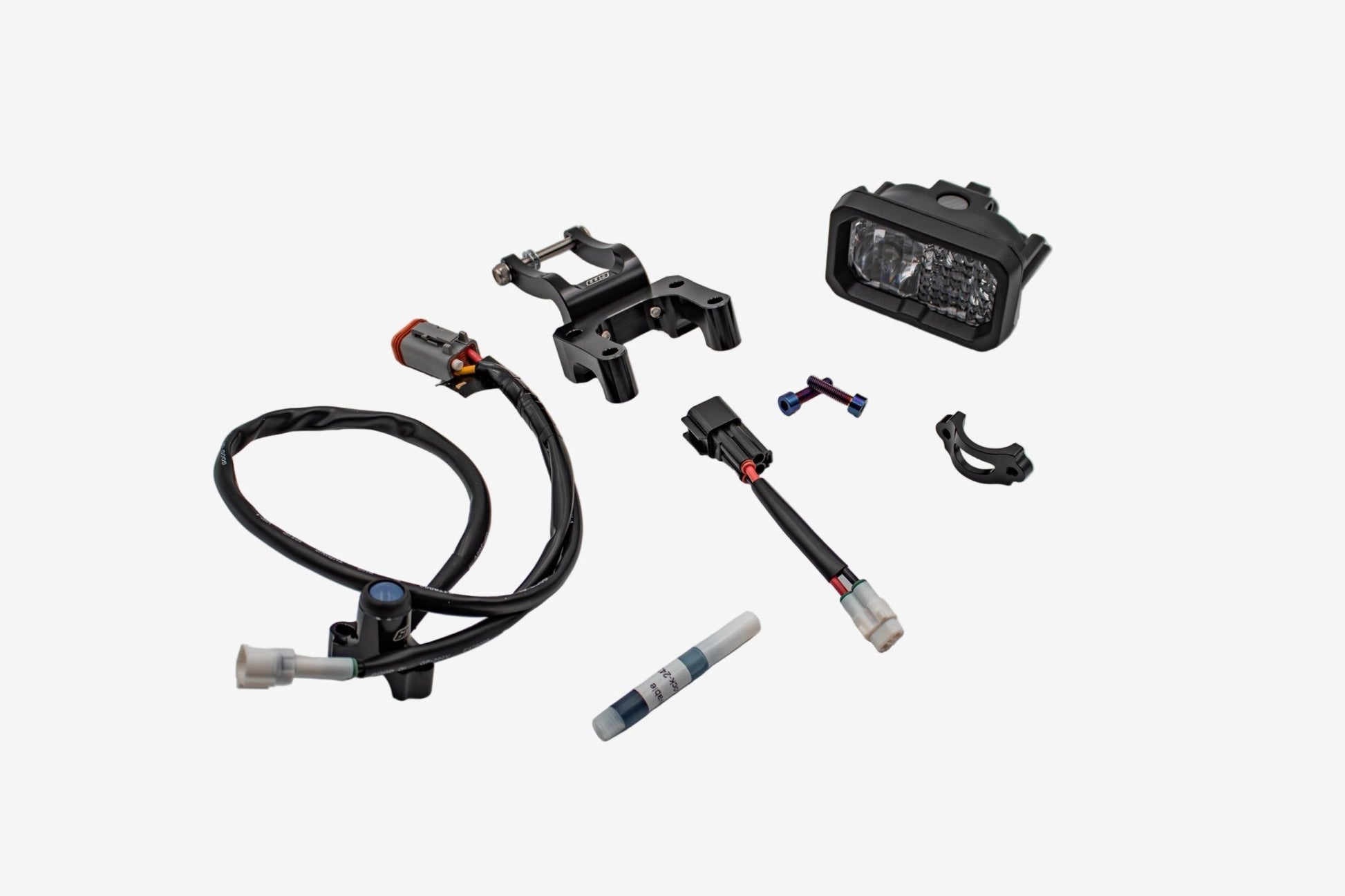 V2 High - Output Headlight with W9 Mounting - BlackOut Moto