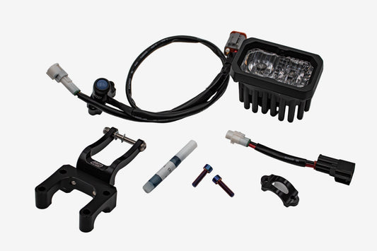 V2 High - Output Headlight with W9 Mounting - BlackOut Moto
