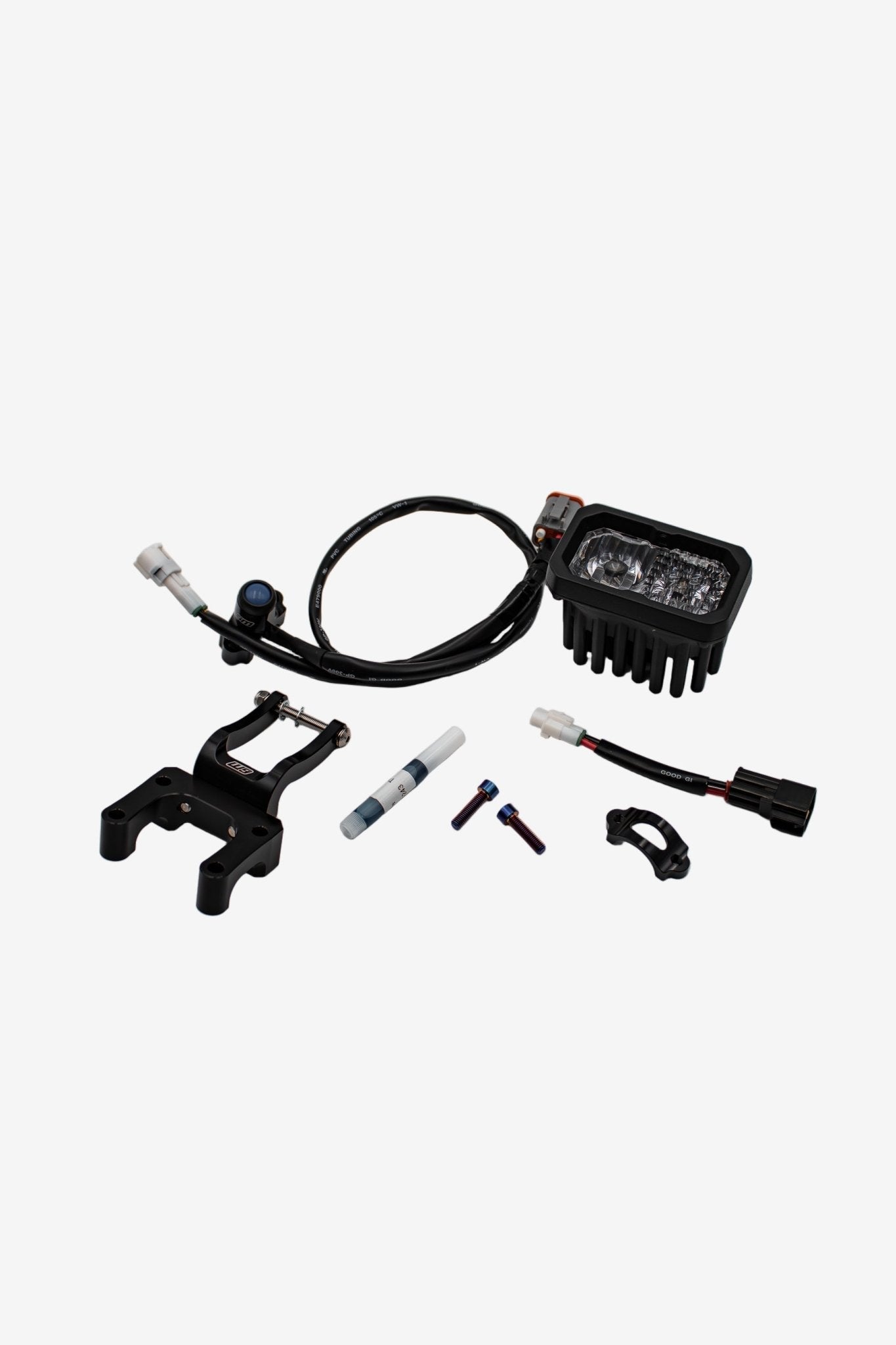 V2 High - Output Headlight with W9 Mounting - BlackOut Moto