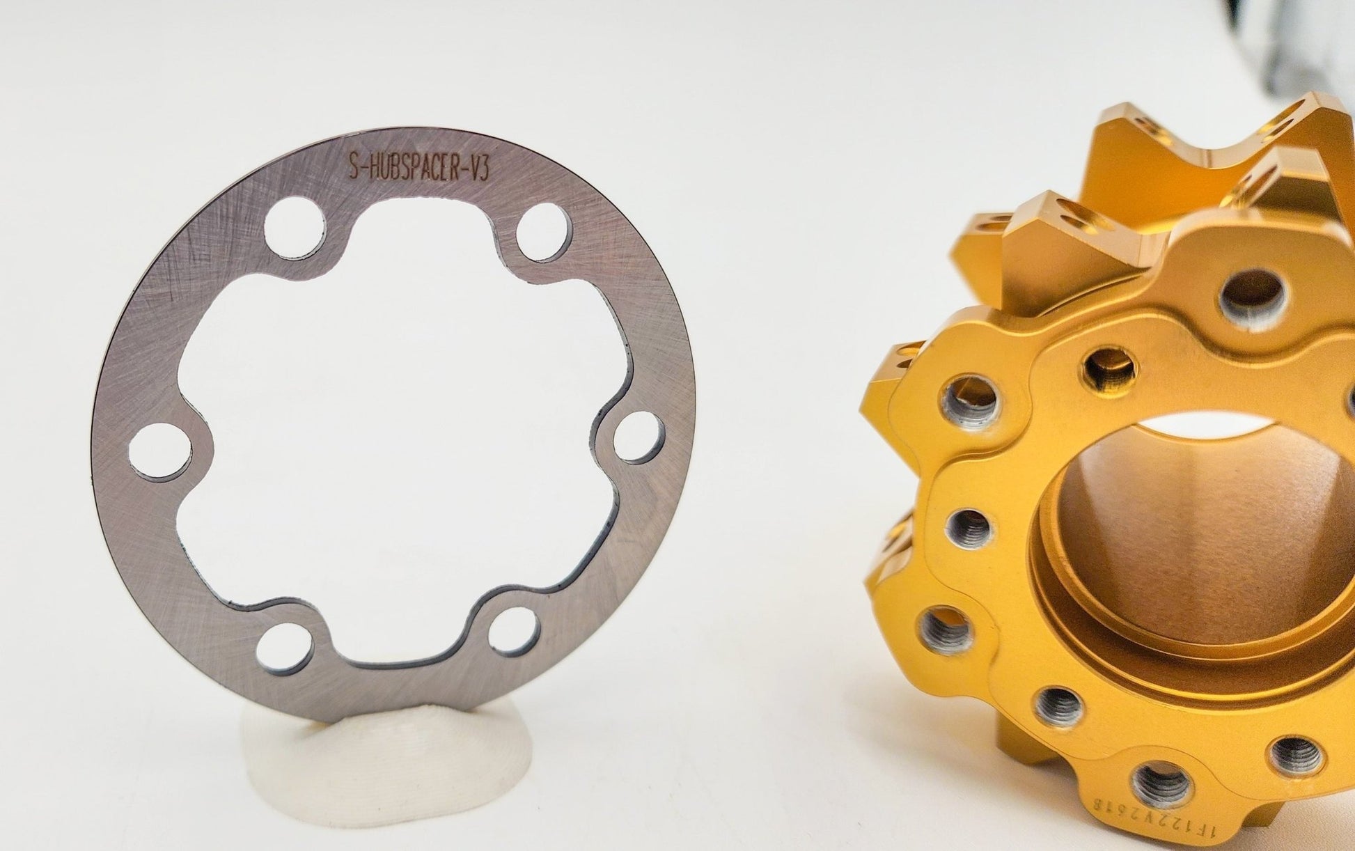 Warp 9 V3 Rotor Hub Spacer - BlackOut Moto