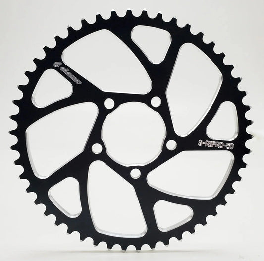 Warp9 Racing E - Moto Sprocket 50 Tooth Black - BlackOut Moto