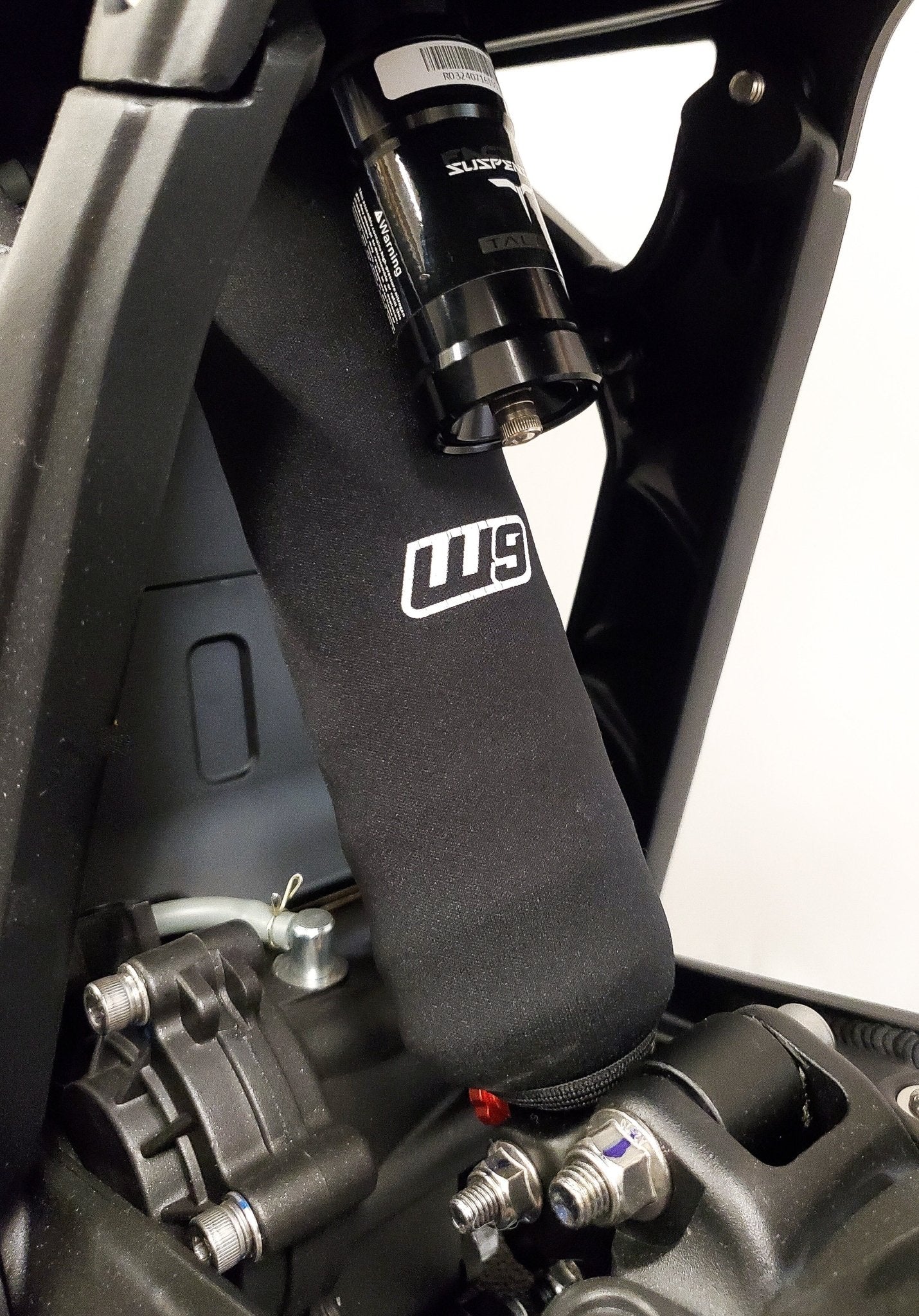 Warp9 Shock Cover - keep it clean! - BlackOut Moto