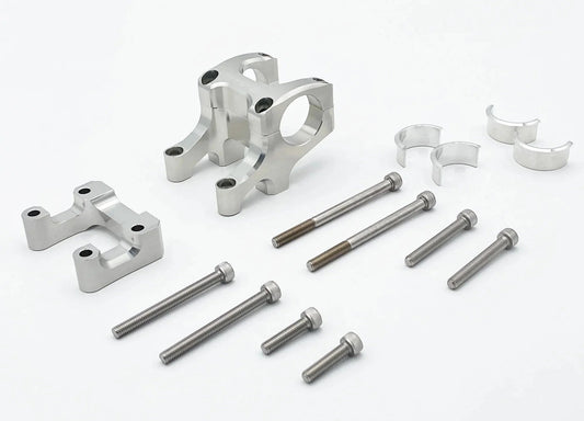 Warp9Racing Bar Mount - BlackOut Moto