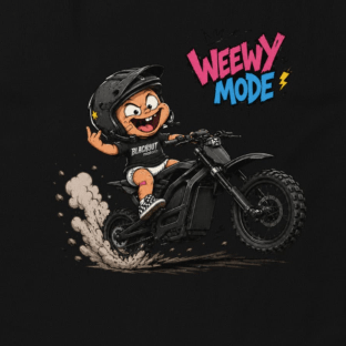 Weewy Mode - MotoBros - Black - BLACKOUT moto