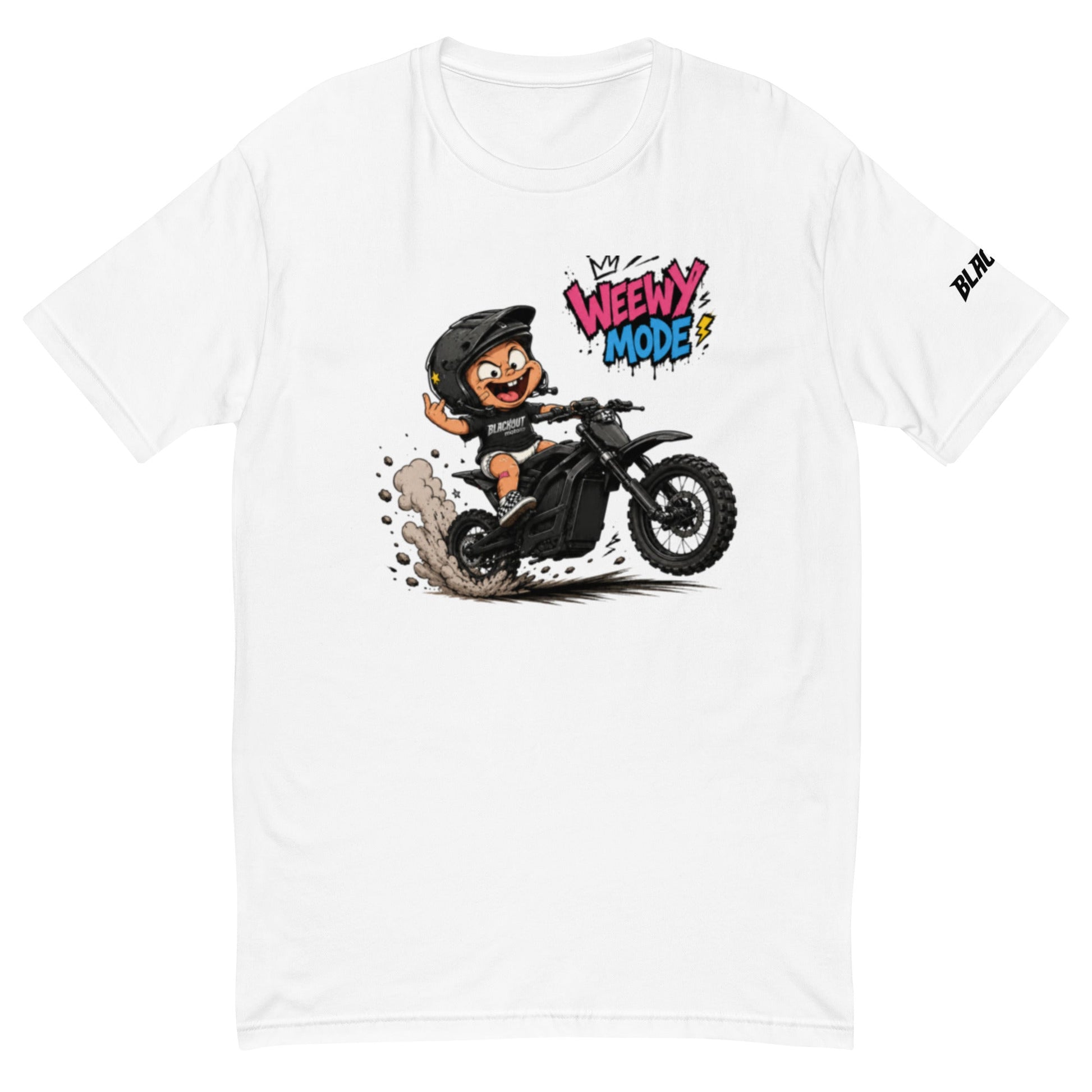 Weewy Mode - MotoBros - White - BlackOut Moto