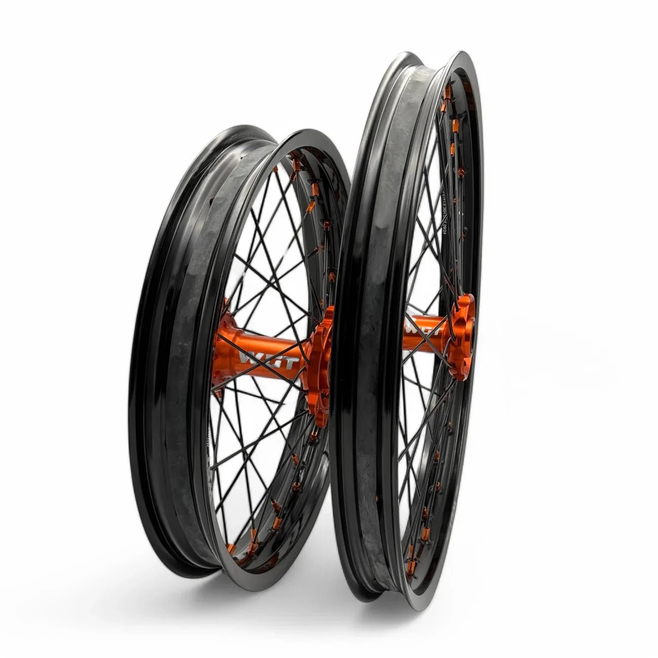 WGT Ultra Bee 21-18 Wheels - BLACKOUT moto