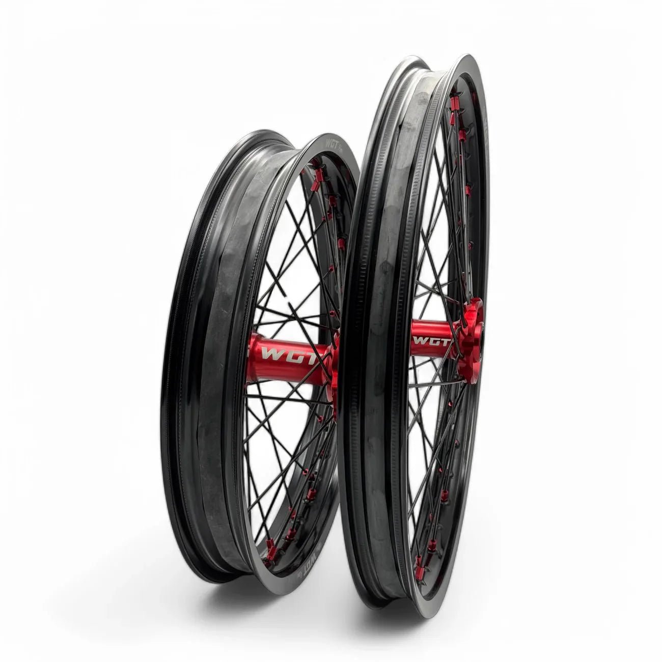 WGT Ultra Bee 21-18 Wheels - BLACKOUT moto